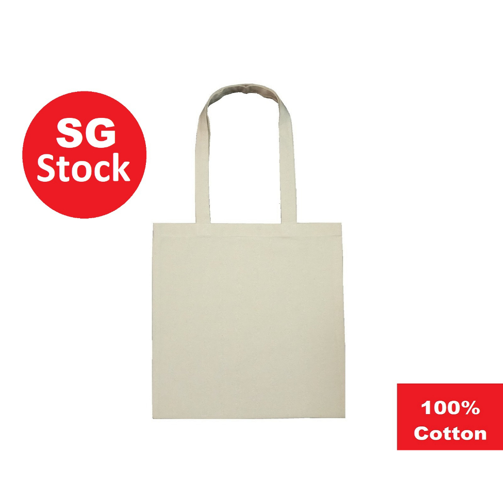 White hot sale cotton bag