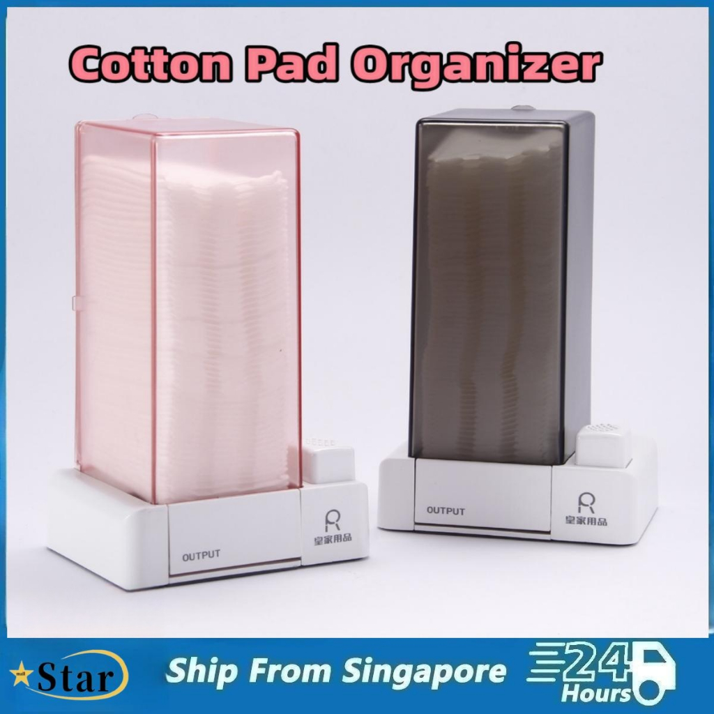 Cotton Pad Container Waterproof Makeup Cotton Automatic Dispenser