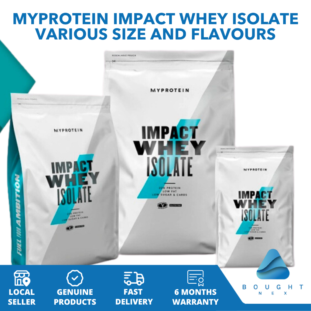 Myprotein Impact Whey Isolate High Quality Protein Isolate Muscle Recovery And Growth Various 9993