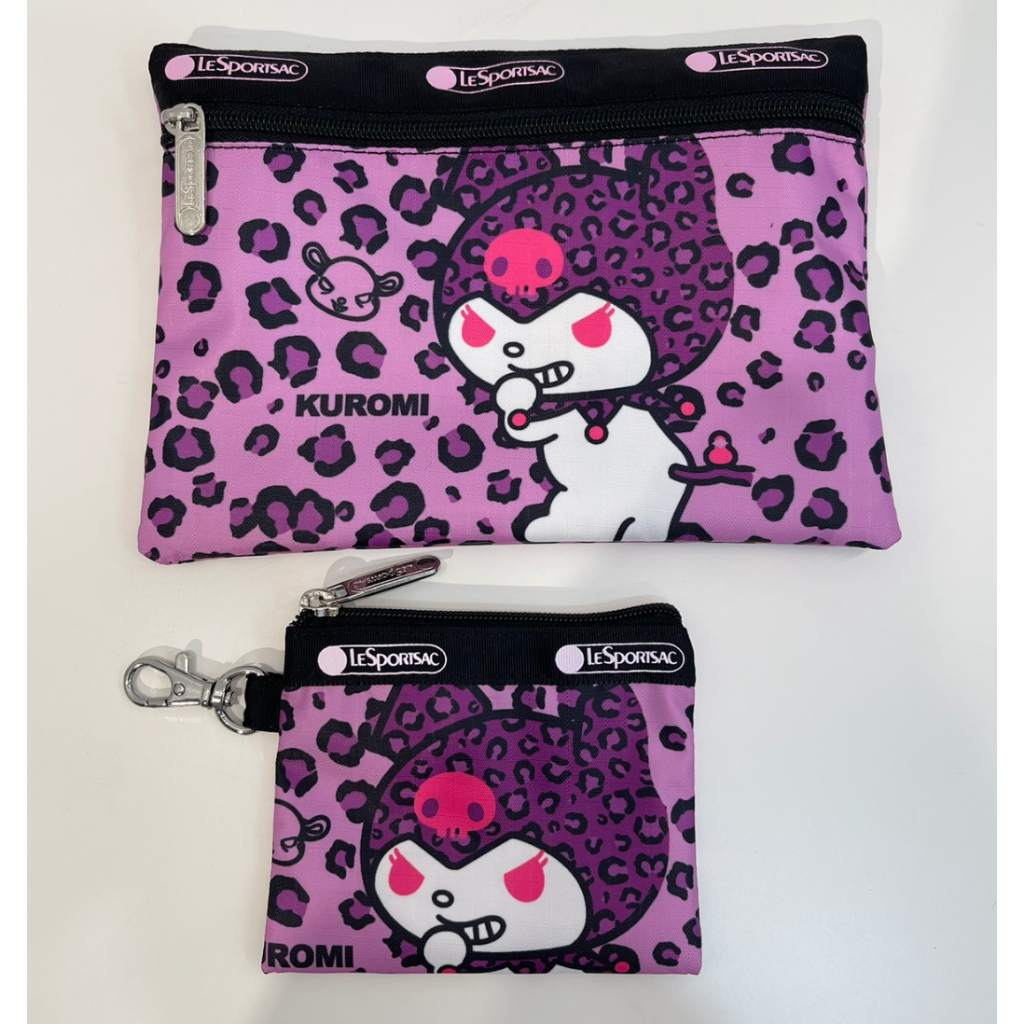 Lesportsac x Sanrio Kuromi Waterproof Women Pouch Shopee Singapore