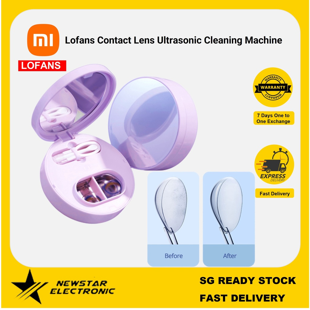 Lofans Contact Lens Ultrasonic Cleaning Machine High Frequency Vibration Timing Rechargeable