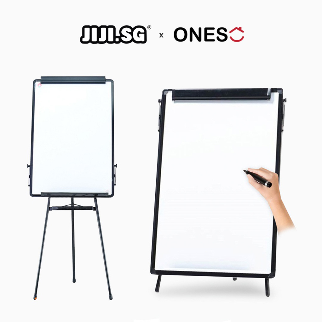 (JIJI.SG x ONES) Premium Standing White Board / Whiteboard