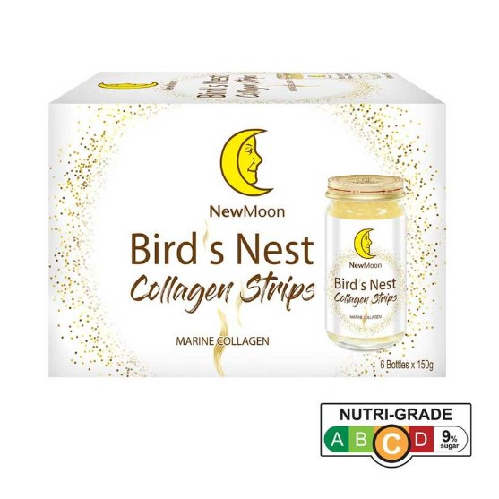 New Moon Bird Nest Collagen Strips 6 bottles × 150g Shopee Singapore