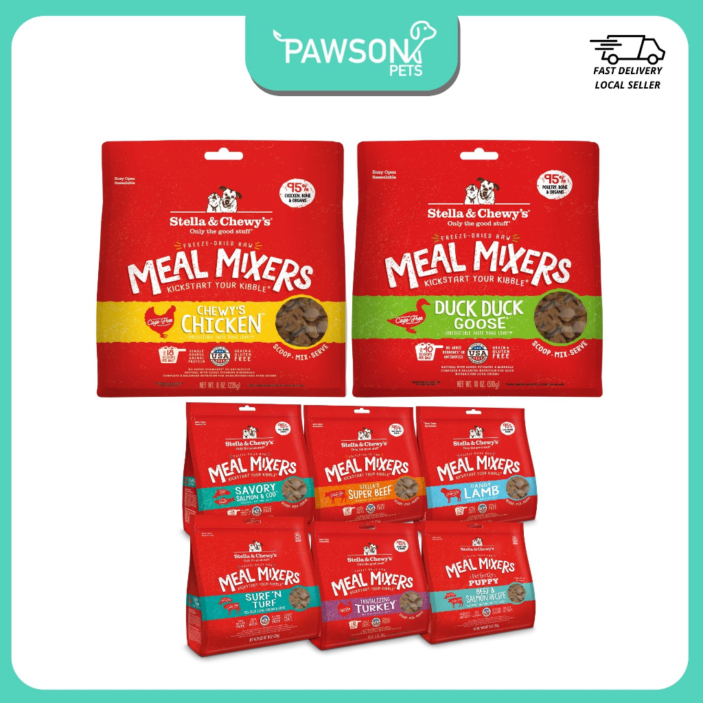 Stella & Chewy's Meal Mixers Dog Dry Topper 8oz Shopee Singapore