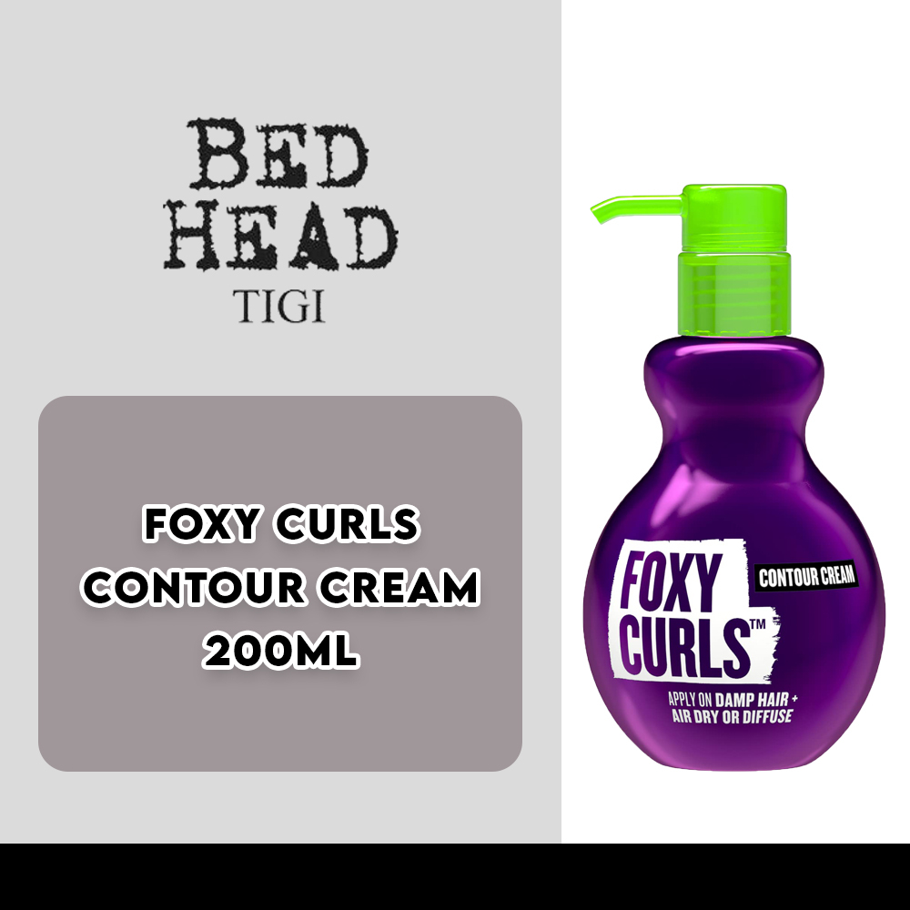 Tigi Bed Head Foxy Curls Contour Cream 200ml Shopee Singapore