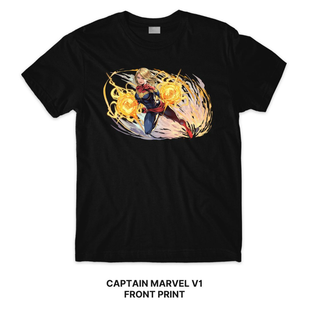 Captain Marvel T Shirt Avengers Series T Shirt Singapore 3 5 Days