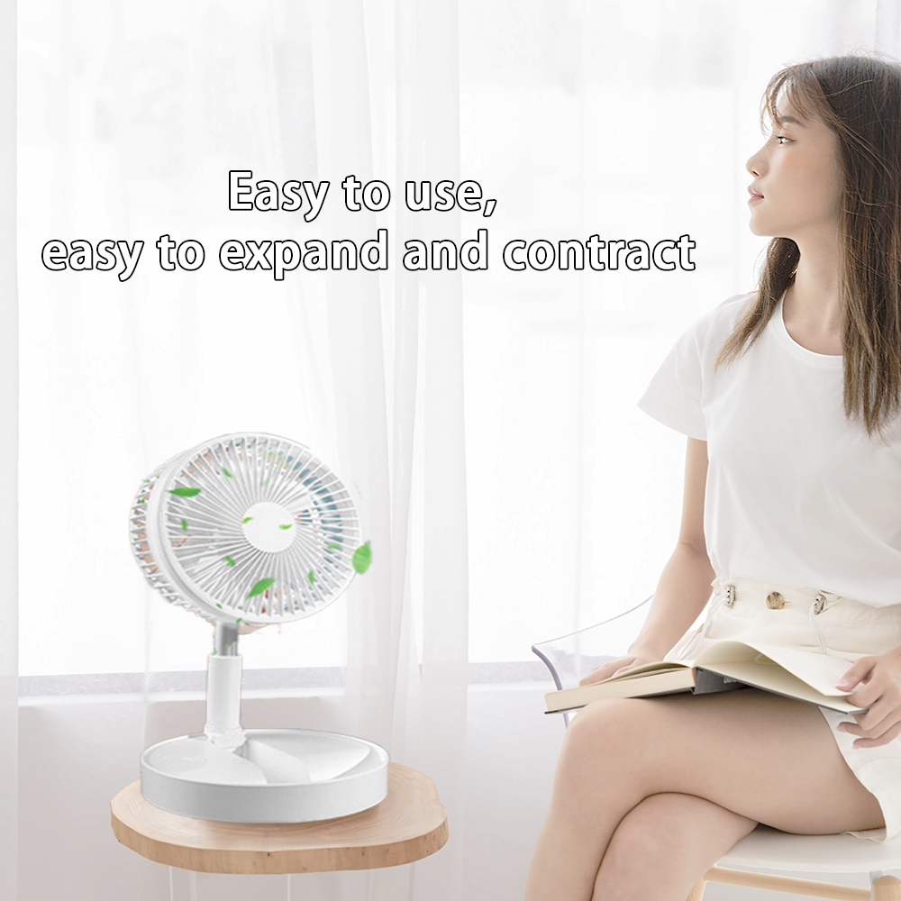 Rechargeable Fan Mini Portable Fan Foldable Fan Camping Fan 3Gear ...