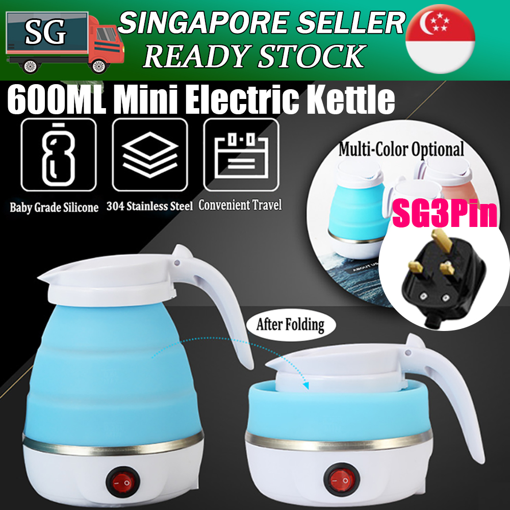 Folding Electric Kettle 0.6l 400w Us Plug 110v Collapsible Hot Water Kettle  Ac in 2023