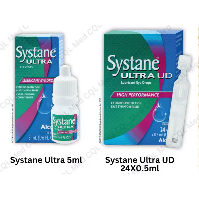 Alcon Systane Ultra Eye Drops 5mlExp04/2025 /Systane Ultra UD 24 x0.5ml