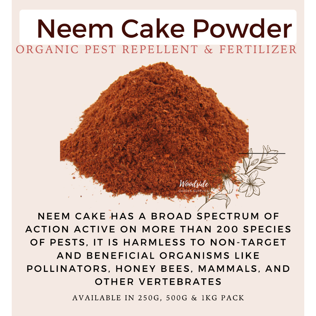Neem Cake Powder Organic Pesticides, Insect Repellent and act as a