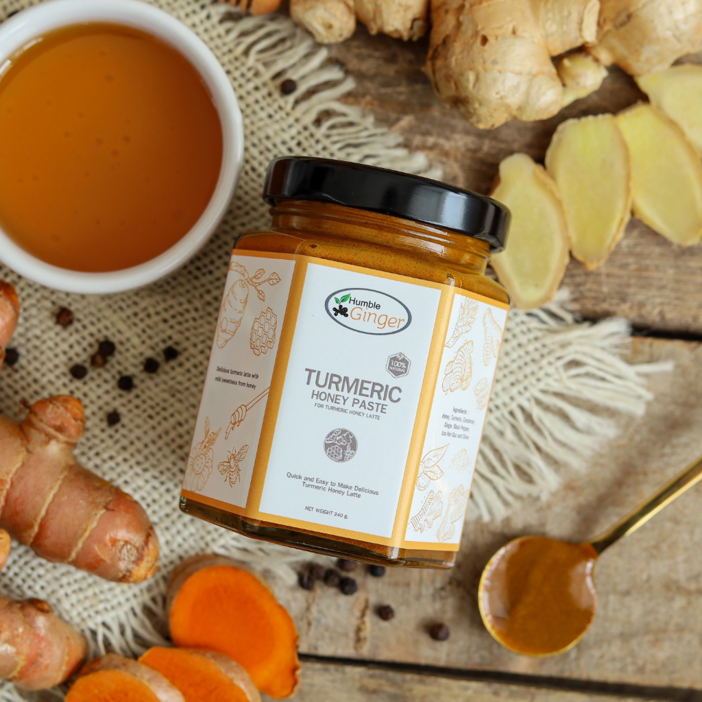 (Halal) Humble Ginger Turmeric Honey Paste for Turmeric Honey Latte
