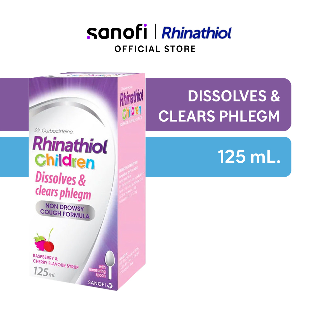 Rhinathiol Cough Relief Children Syrup 125ml Shopee Singapore