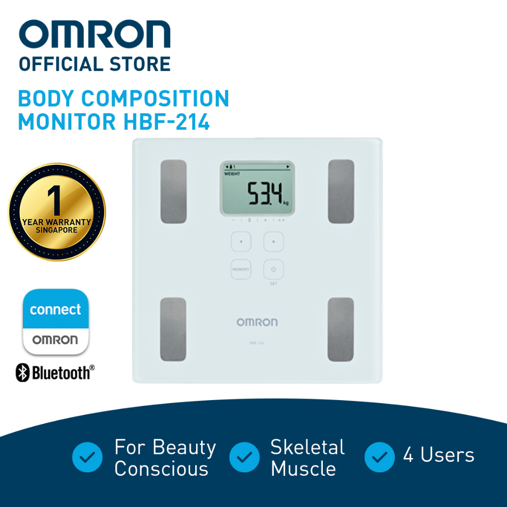 OMRON Body Composition Monitor HBF214 [1 year warranty] Shopee Singapore