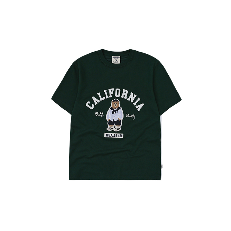 WHO.A.U] Steve Patch Short Sleeve T-shirt | WHRAD2492U