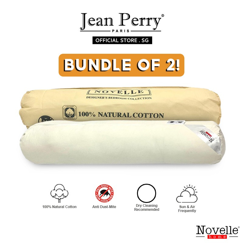Novelle Cotton Bolster I Cotton Bolster I Cooling Bolster I Comfort