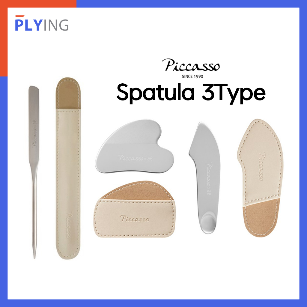 [Piccasso] Makeup Spatula Picasso Palette Tool (Basic/Curved/2Way