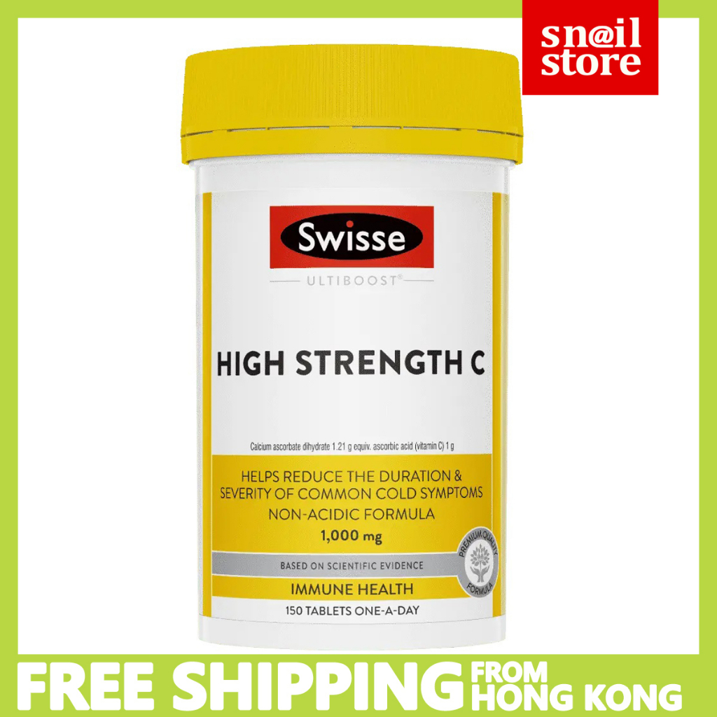 Swisse Ultiboost High Strength Vitamin C 150 Tablets - 1000mg Immune Health