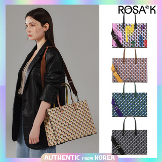 ROSA.K Monogram Shopper (M/L) - BLACK