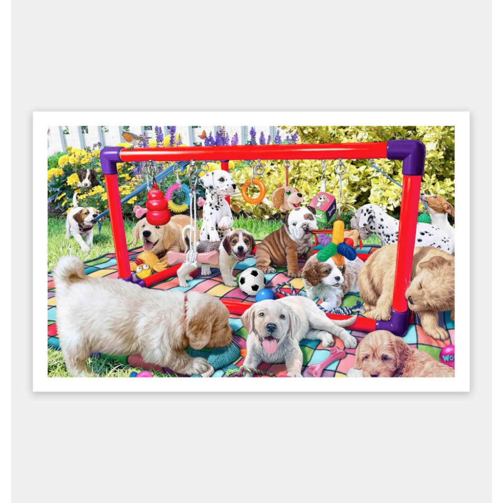 Pintoo H2407 Puzzle 1000 Pezzi In Plastica - Il Tamigi In Una Notte Innevata, 58.9x37.8 Cm