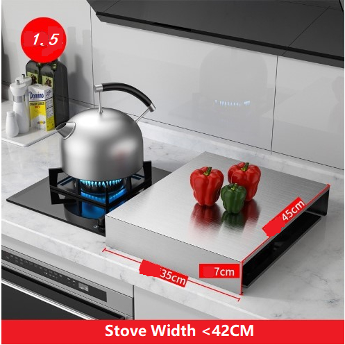 Stainless Steel Kitchen Stove Top Cover Gas Stove Protective Cover Bracket For Rice Cooker Induction Cooler Kitchen Shopee Singapore