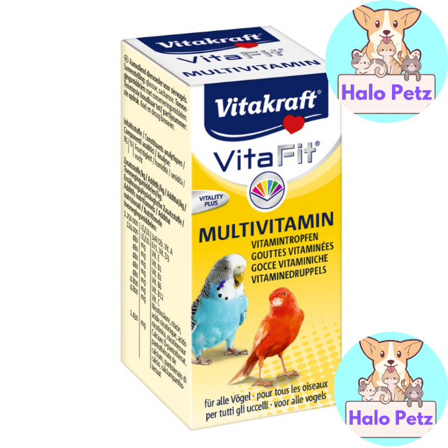 Vitakraft Vita Fit Multivitamin, 10ml, For Birds to prevent vitamin