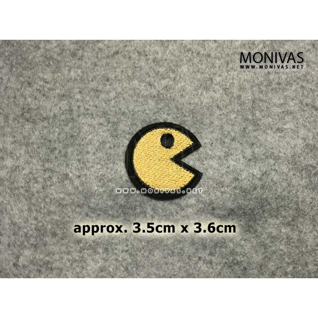 PacMan Iron On Patch DIY Classic Game Embroidery Applique Shopee