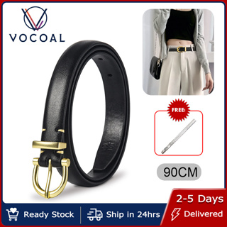 Genuine Leather Women Thin Belt Luxury Design 2.0cm Wide M Buckle