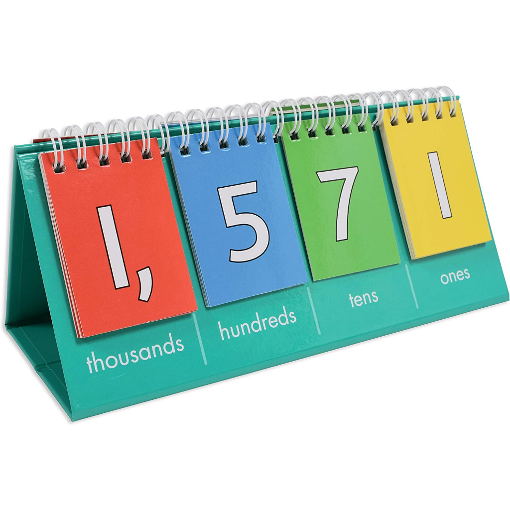 Edxeducation Student Place Value Flip Chart - Thousands / Millions ...