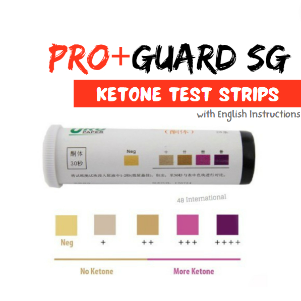 [SG SELLER] Ketone Test Sticks Urine Strips Keto Ketosis Ketogenic Diet ...