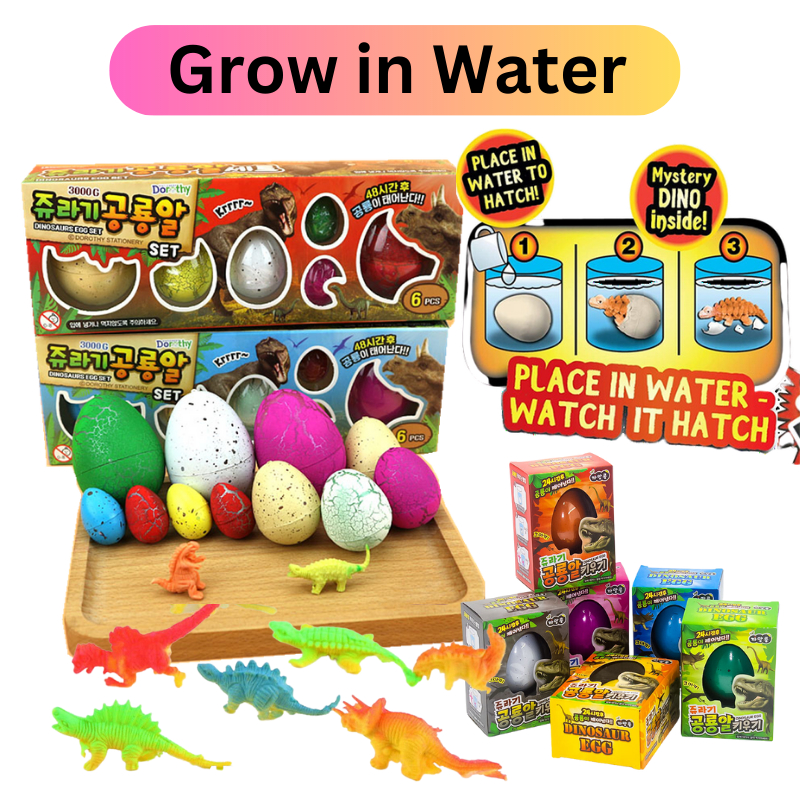 [SG] IMP HOUSE Grow in Water Dinosaur Egg Various Design Party Favour Easter Gift Shopee Singapore