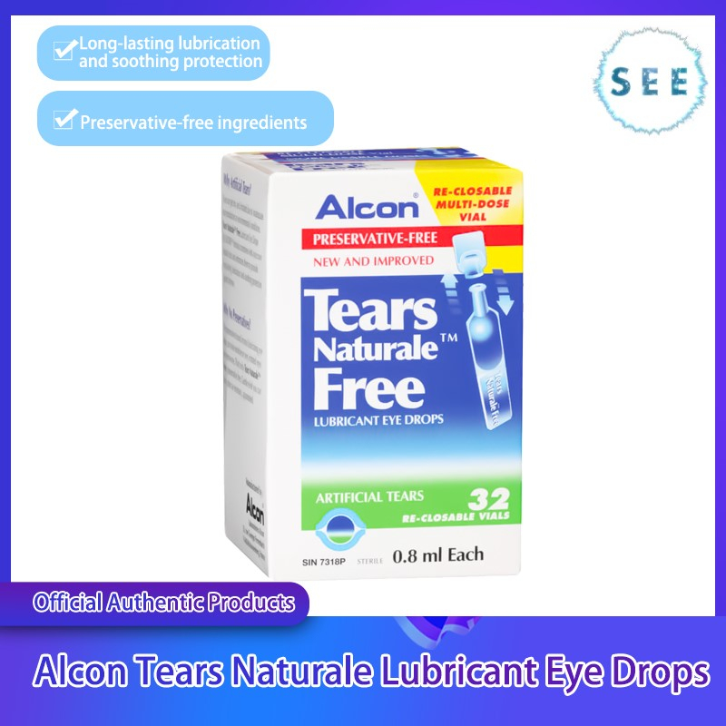 Alcon Tears Naturale Free Lubricant Eye Drops 32s (C3) | Shopee Singapore