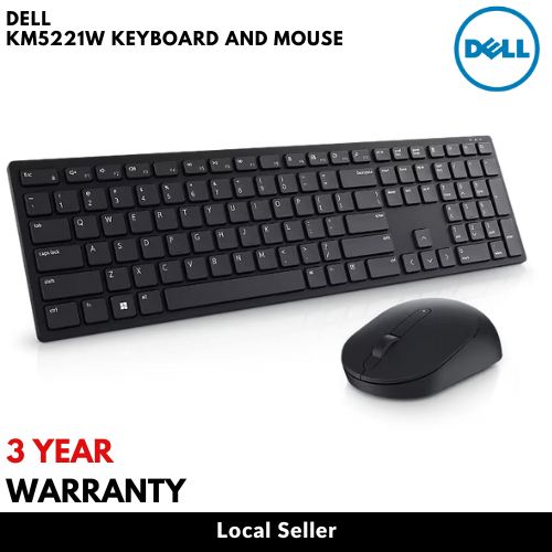 Dell Pro Wireless Mouse And Keyboard KM5221W (3 Year Local Dell ...