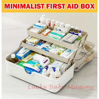 3-Tier First Aid Medicine Box, Medical Organizer