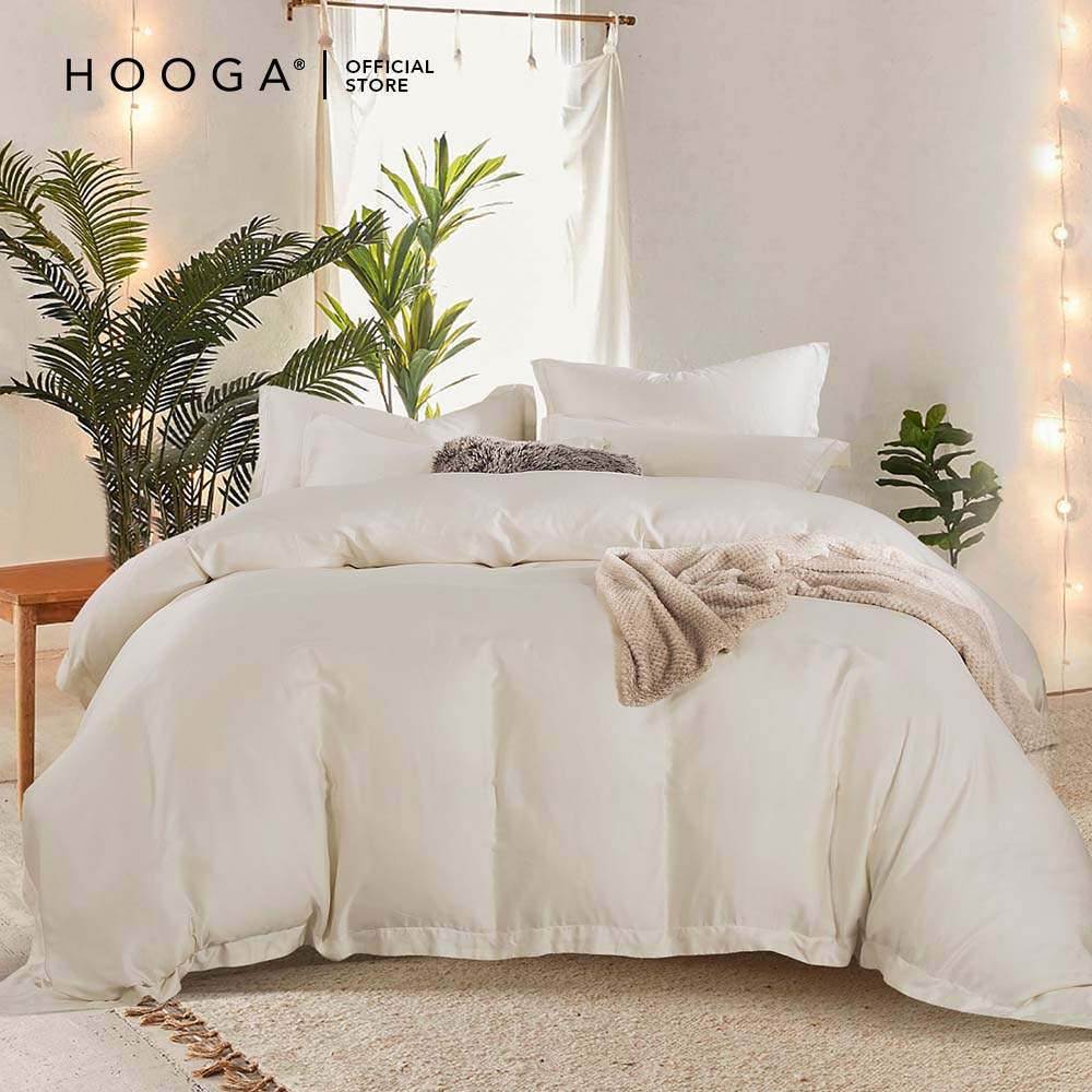 Hooga Raine 1100TC TENCEL Bedsheet Quilt Cover Shopee Singapore
