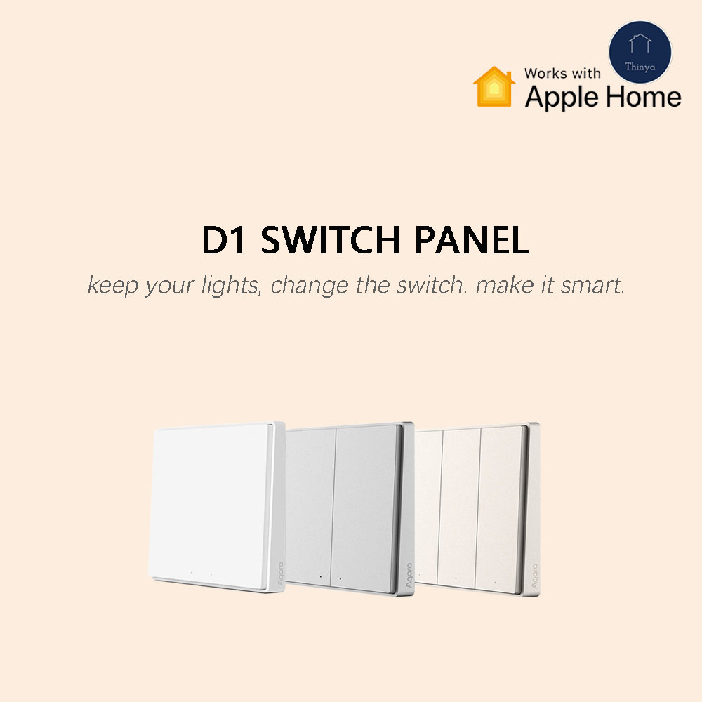 Aqara Smart wall switch panel D1 Shopee Singapore