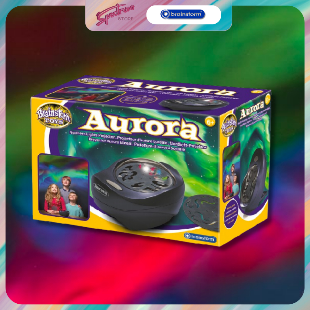 Brainstorm Toys STEM Aurora Northern & Southern Lights Projector