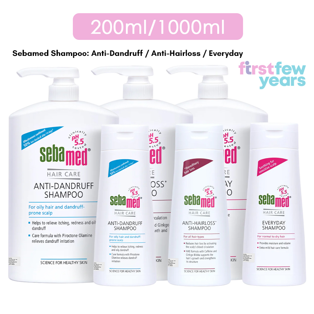 Sebamed Shampoo AntiDandruff / Anti Hairloss / Everyday (200ml