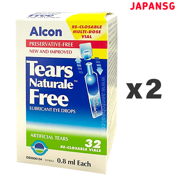 Alcon Tears Naturale Ii 15ml Preservative Free 32x08ml Unit Dose Lubricant Eye Drops 0955