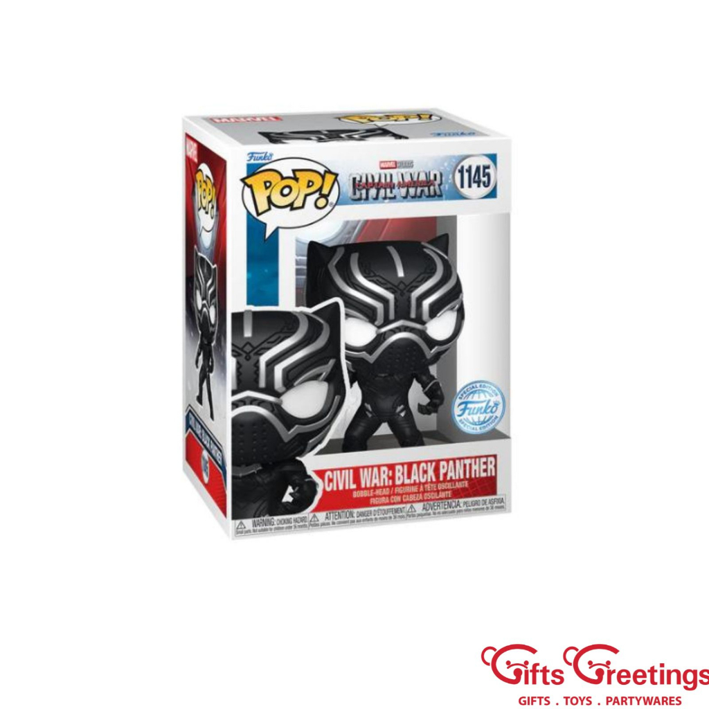Funko POP Marvel Civil War Captain America 1145 Civil War: Black ...