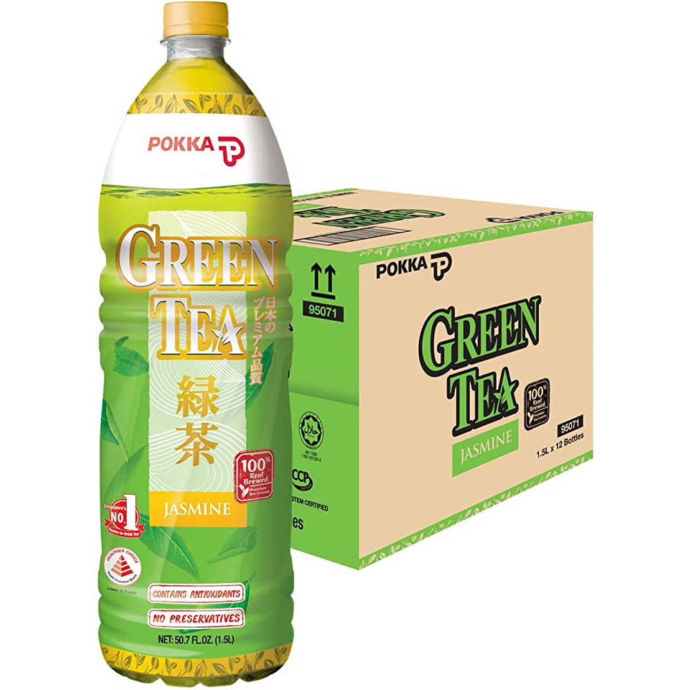 [1 Carton] Pokka Jasmine Green Tea (12x1.5L) | Shopee Singapore
