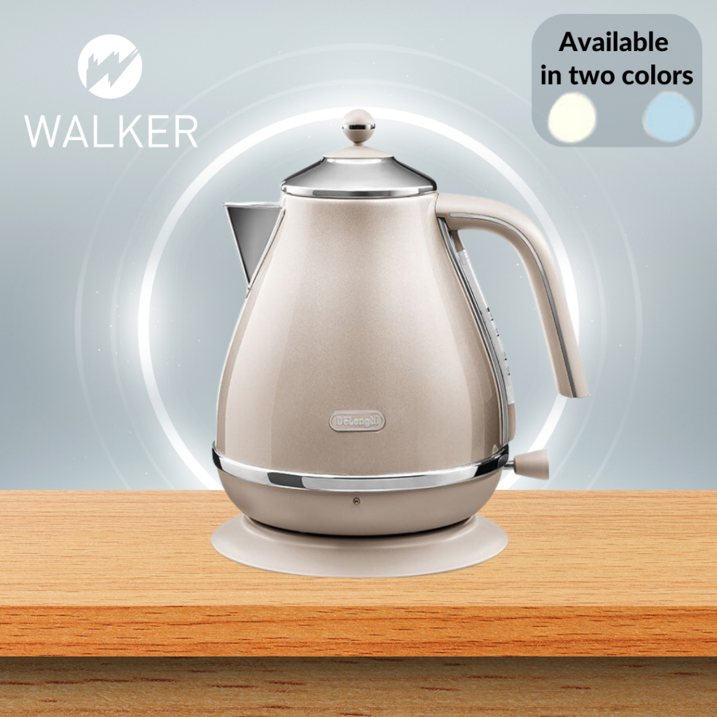 Delonghi Icona Metallics Kettle 1.7L - Kettles - HOME & KITCHEN