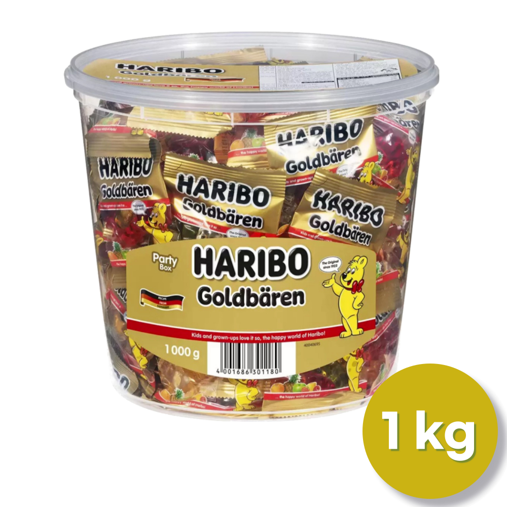 HARIBO Gummy Candy Sweet Jelly Party Box 1kg | Shopee Singapore