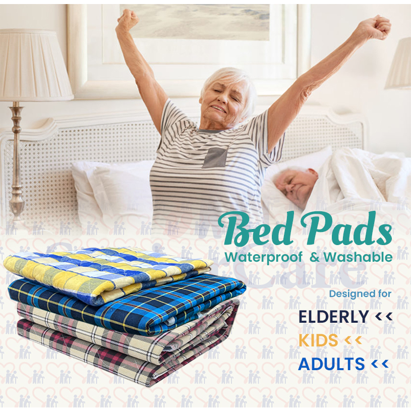 MEDPRO™ Reusable Washable Incontinence Bed Pad for Patients/ Elderly/  Children 