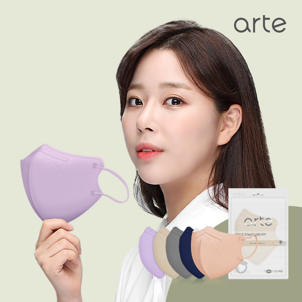 [ARTE] KF94 Korean Mask 4 Ply Antiviral Protection, 2D Design