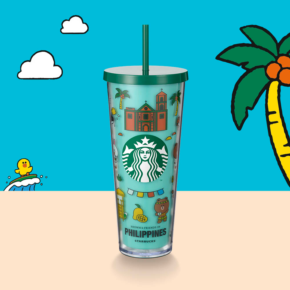 STARBUCKS + LINE FRIENDS Philippines 24oz Cold Cup Venti STARBUCKS ...