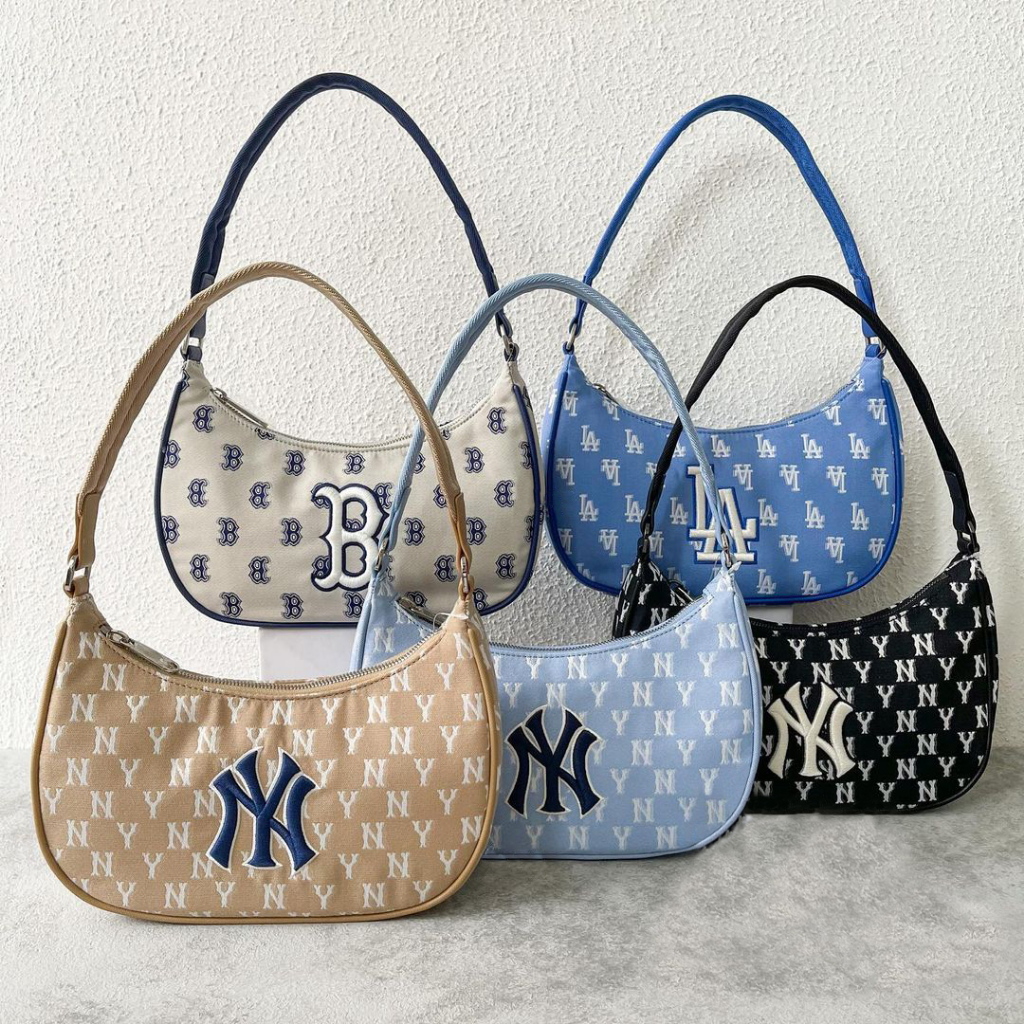 MLB Monogram Jacquard Hobo Bag