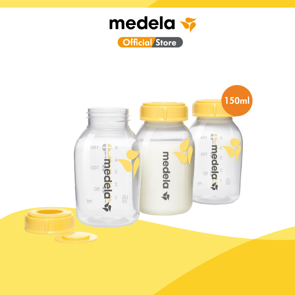 MEDELA Breast Milk Bottle 150ml, 3pcs Breastmilk Storage,Freezer