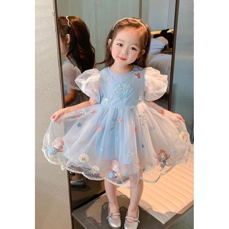[SG SELLER] 2022/2023 Mermaid Korea Fashion Ins Style Summer Girl Dress