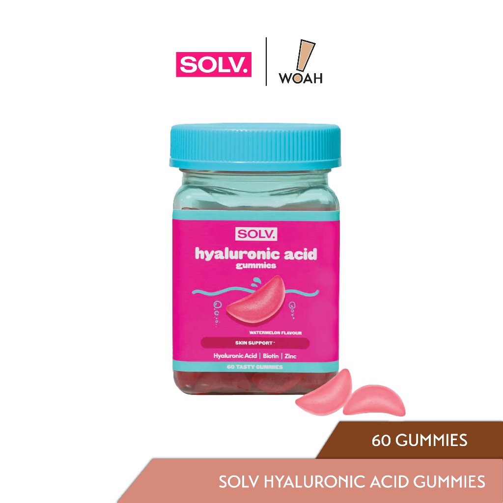SOLV Hyaluronic Acid Gummies (60 gummies) Shopee Singapore