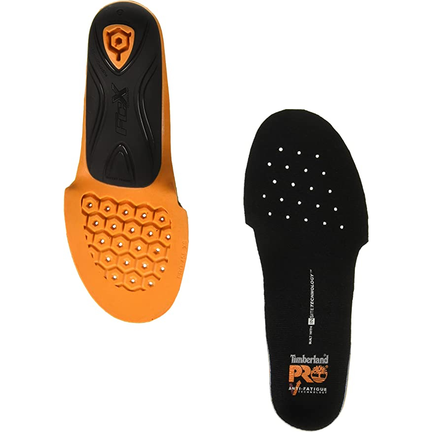 Timberland PRO FCX Tech Anti-Fatigue Insoles Orange/Black XXL Medium US